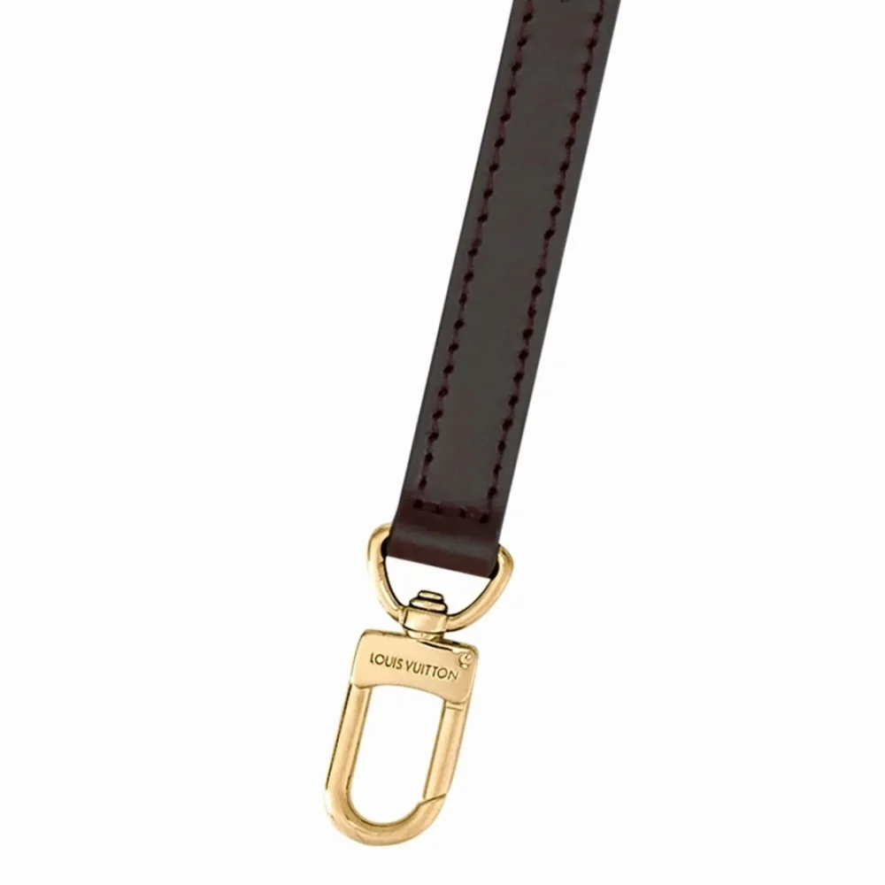 LIKE NEW!!! Authentic LOUIS VUITTON LV DAMIER EBENE EPI BROWN VACHETTA STRAP - Picture 3 of 12